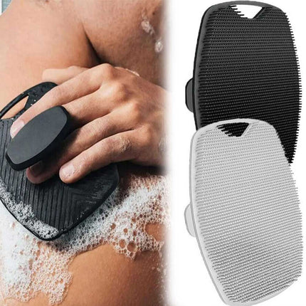 Exfoliating Shower Scrubber, Silicone Body Washing Massage Sponge