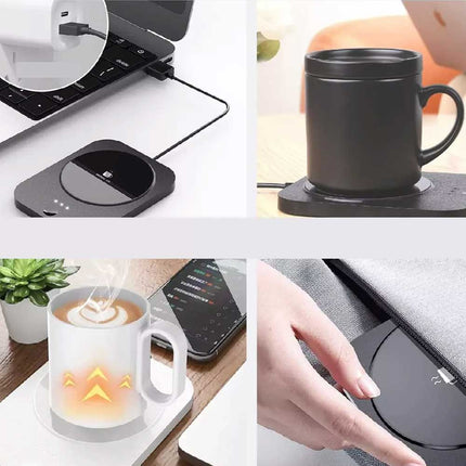 Smart USB Mug Warmer 3-Level Heating Pad for Coffee Tea Milk