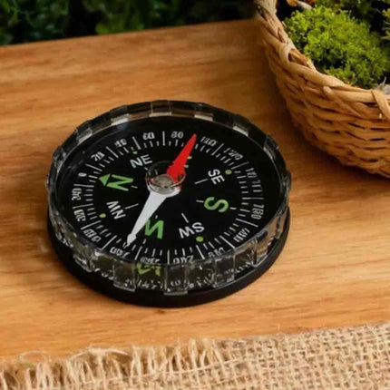 2-Pack Outdoor Survival Compass, Hiking Camping Navigation Pocket Tool