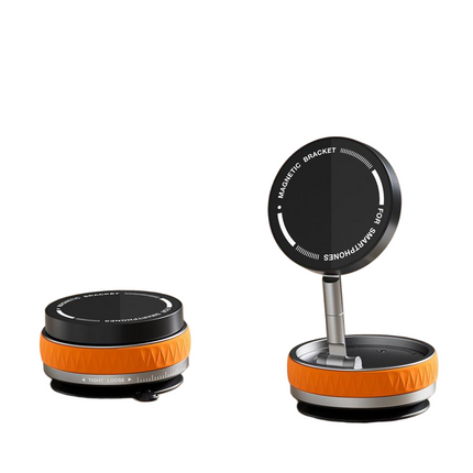 Electric Car Phone Holder Magnetic Vacuum Suction Cup 360° Rotation Mount