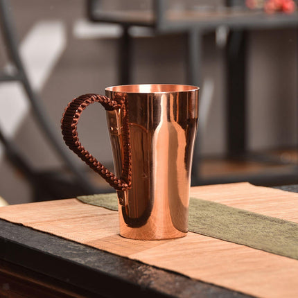 Copper Moscow Mule Cup 400ml for Hot & Cold Coffee Tea Drink Teaware