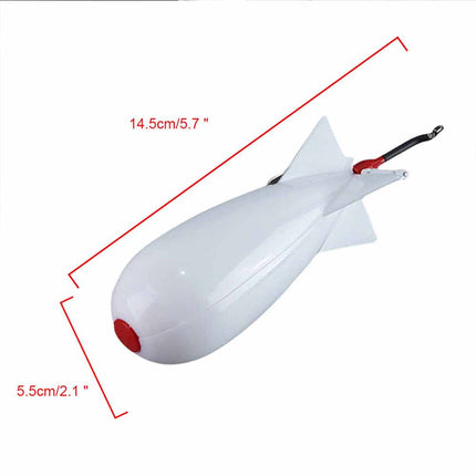 4X Spomb Carp Fishing Spod Bomb Bait Rocket Floats Feeder