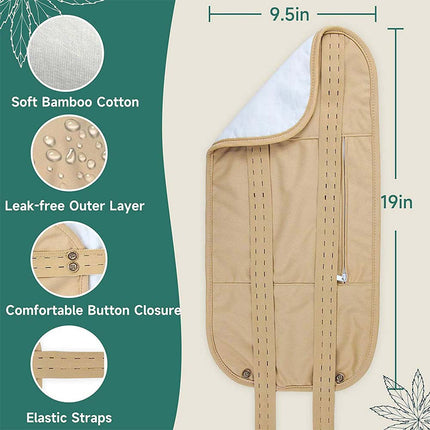 Reusable Castor Oil Compress Kit for Detox, Sleep & Constipation Relief