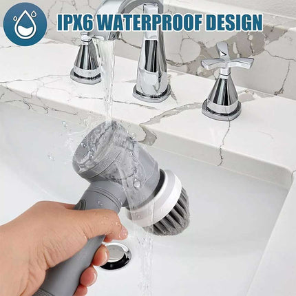 Cordless Electric Spin Scrubber Powerful Turbo Cleaning Brush Rechargeable