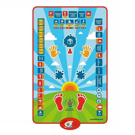 Interactive Prayer Mat for Kids, Educational Islamic Salah Mat with Quran