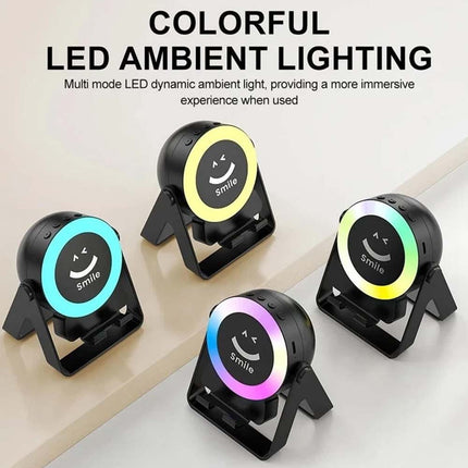 4 in 1 Wireless Induction Bluetooth Speaker Rechargeable Bracket Speaker