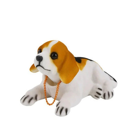 Shiba Husky Nodding Bobble Puppy Dog Toy, Swing Head Moving Car Home Decor