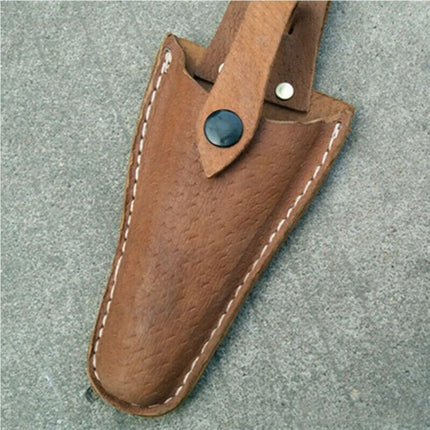 2PCS Brown PU Leather Secateurs Holster Belt Pouch for Garden Tool Scissors
