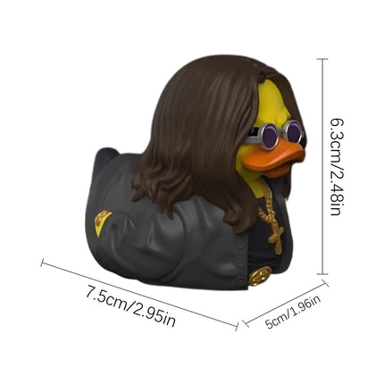 Mini Resin Duck Statue Collectible Figurine 7.5x5x6.3cm