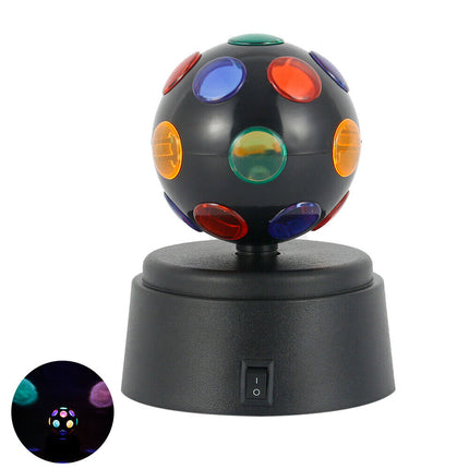 LED Disco Ball Light, Battery-Powered Party DJ Club Stage Lamp