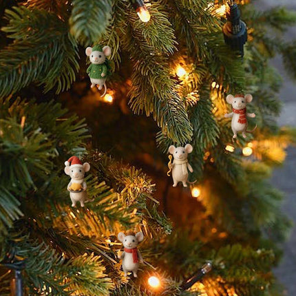 2025 Christmas Mouse Advent Calendar 2D Acrylic Winter Holiday Decor