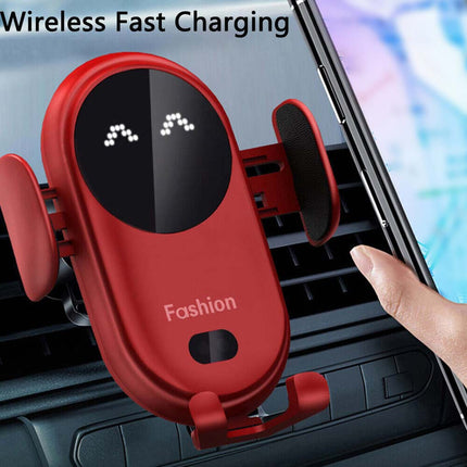 Smart Sensor Car Wireless Charger S11 Air Vent Phone Holder Fast Charger