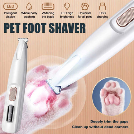 Pro Silent Cordless Dog Clippers Pet Hair Shaver Grooming Trimmer Kit