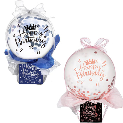 Money Pull Box with Balloon Gift, Fun Surprise Birthday Party Set