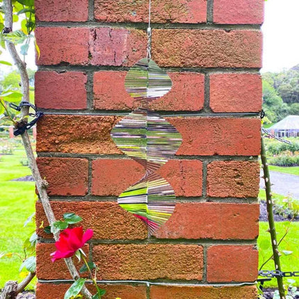 Helix 3D Wind Spinner Metal Outdoor Yard Garden Hanging Decor Ornaments