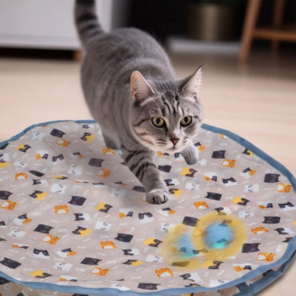Interactive Cat Toy Chirping Hide Seek Catching Game Ball Smart