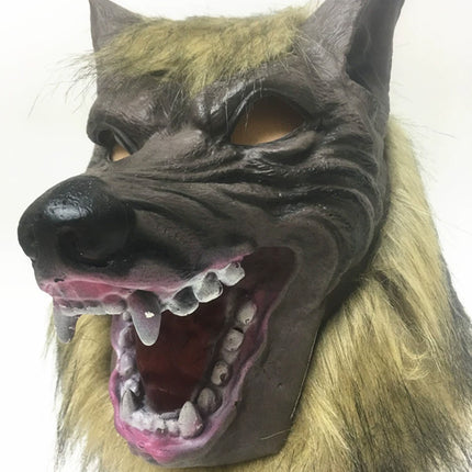 Halloween Werewolf Mask & Claw Gloves Cosplay Costume Horror Prop Set