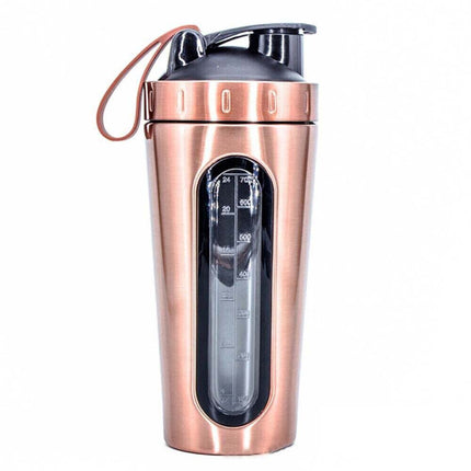 700ml Protein Shaker Cup with Scale, Milkshake Mixer Bottle for Sport