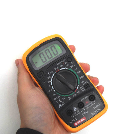 LCD Digital Multimeter Backlight AC DC Voltmeter Ohmmeter Multi Tester