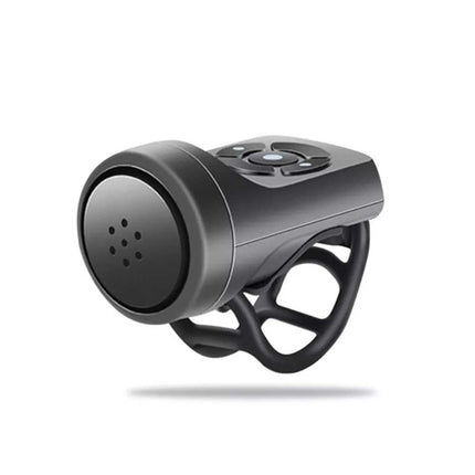 MTB 140dB Electric Bicycle Bell USB Chargeable Horn 4 Mode Anti-theft Alarm