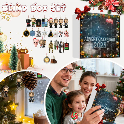 2025 Rock Band Advent Calendar Pendant Toy Xmas Gift 24 Day Countdown