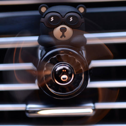 Cute Bear Car Air Freshener Vent Clip Scented Aroma Diffuser
