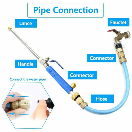 Hydro Jet High Pressure Power Washer Gun Water Spray Nozzle Wand Cleaner AU