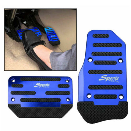 Automatic Car Pedal Covers 2PCS Blue Non Slip Gas Brake Accelerator Pad