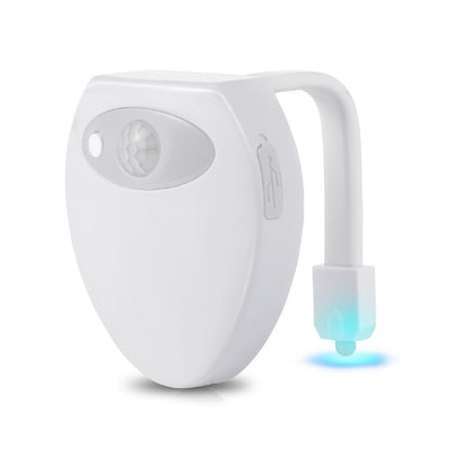 16 Colors USB Toilet Bowl Night Light with UV & Motion Sensor, Waterproof