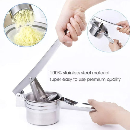 Manual Stainless Steel Juicer Vegetable Press Potato Lemon Garlic Colored Box
