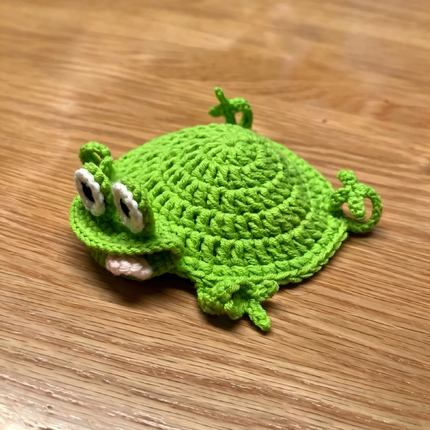 Handmade Crochet 3D Animal Coaster, Cute Knitted Mug Rug Round Drink Mat