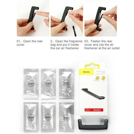 Car Air Freshener Perfume Clip for Air Vent, Auto Fragrance Diffuser