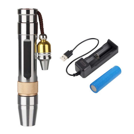 UV LED Torch Set 365 395NM Ultraviolet Light Jade Gem Inspection Lamp