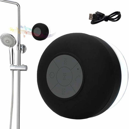 Wireless Shower Speaker Waterproof Bluetooth 5.0 with Suction Cup