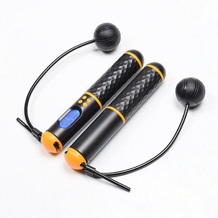 Cordless Speed Jump Rope with Digital Calorie Tracker for Fitness