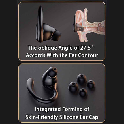 Wireless Bluetooth 5.3 Sport Earbuds Gym Headphones with Mic Sweatproof