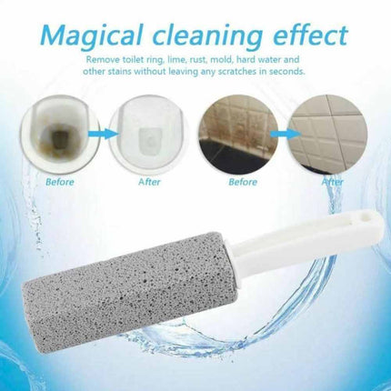 2X Pumice Stone Wand Tile Cleaning Stains Brush Tool Toilet Bathtub