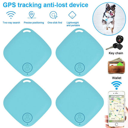 4 Pack Wireless Bluetooth GPS Tracker Anti Lost Key Wallet Pet Locator