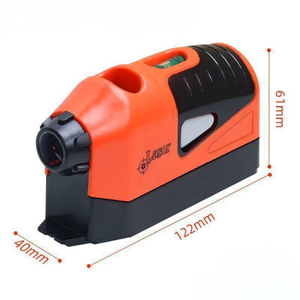 Mini Laser Level Vertical Horizontal Straight Line Measurement Gauge Tool