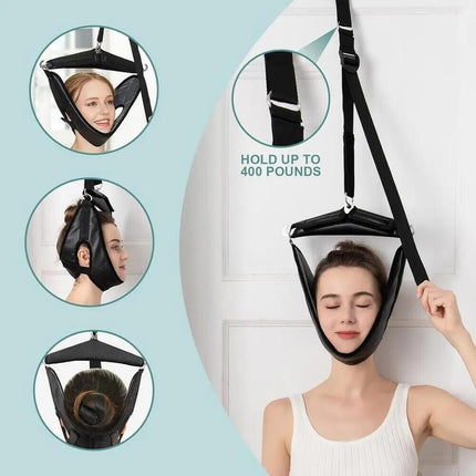 Neck Traction Device Head Hammock Cervical Massager Pain Relief Comfortable New