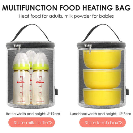 DC 12V Car Bottle Warmer Portable 40-60℃ Feeding Water Milk Cup Heater
