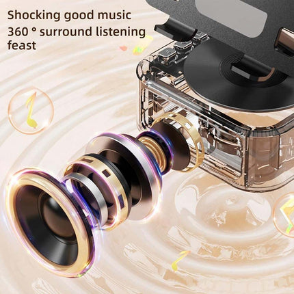Adjustable Stand with Bluetooth Speakers for Phone & Tablet