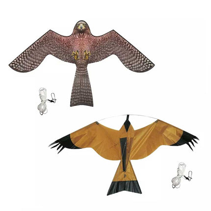 Outdoor Bird Repeller Hawk Kite Scarecrow for Yard and Home