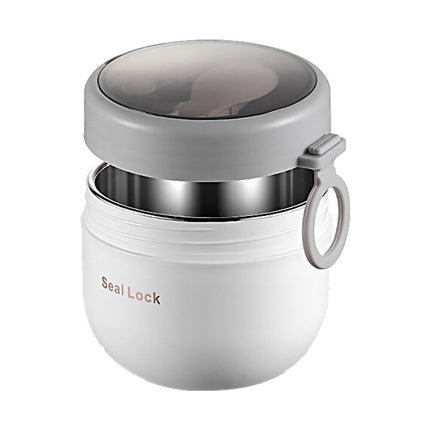 Stainless Steel 600ml Lunch Box Thermos Food Flask Insulated Soup Jar