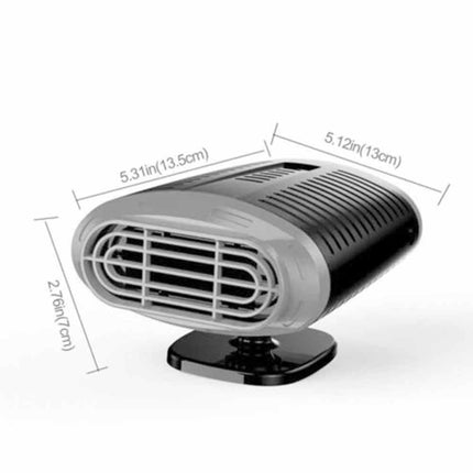 Portable 12V DC Electric Car Heater Defogger Defroster Demister Fan
