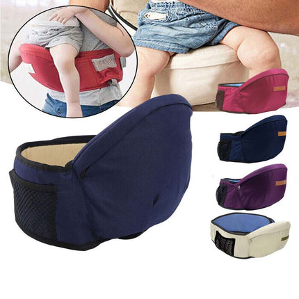 Infant Hip Seat Baby Carrier Waist Stool with Sling & Backpack Belt