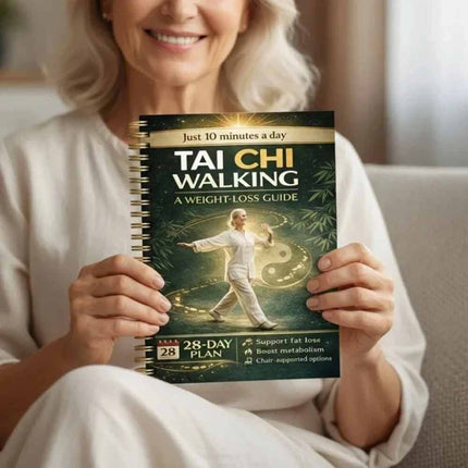 Tai Chi Walking for Weight Loss – 28-Day Senior-Friendly Program Notebook