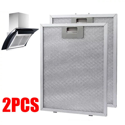 2PCS 320x260mm Cooker Hood Grease Filter Metal Mesh Kitchen Extractor Fan