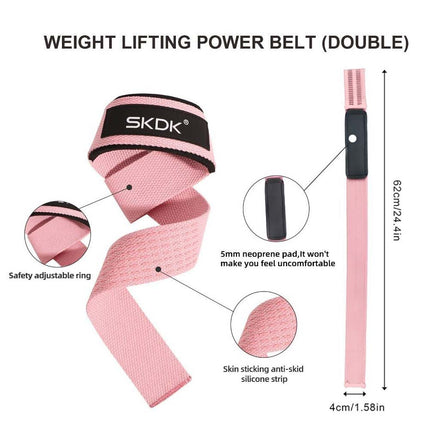 Anti-Slip Wrist Straps for Weight Lifting – Grip Belt Pair Support
