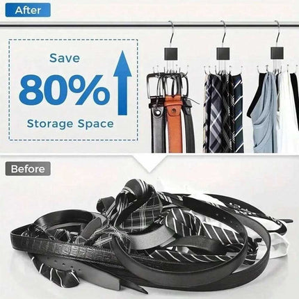 2pcs Hanger Belt Organizer Rack Space Saving Closet Hooks for Home New